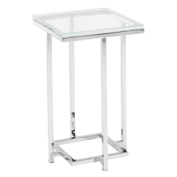 Lexington Mirage Stanwyck Glass Top Accent Table Belfort Furniture